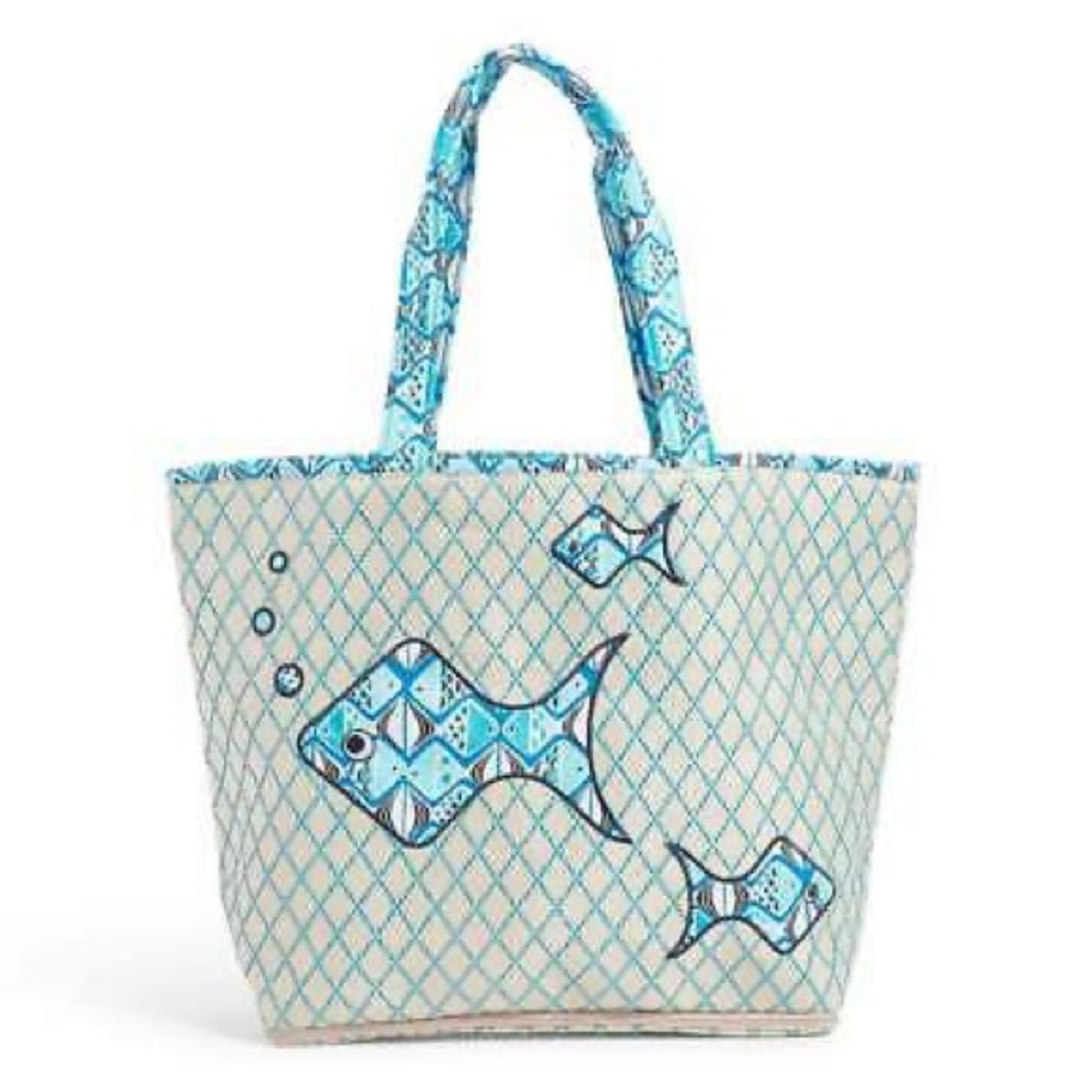 NWT Vera Bradley “Go Fish” Beach Tote